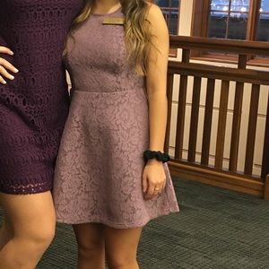 Lavender skater dress
